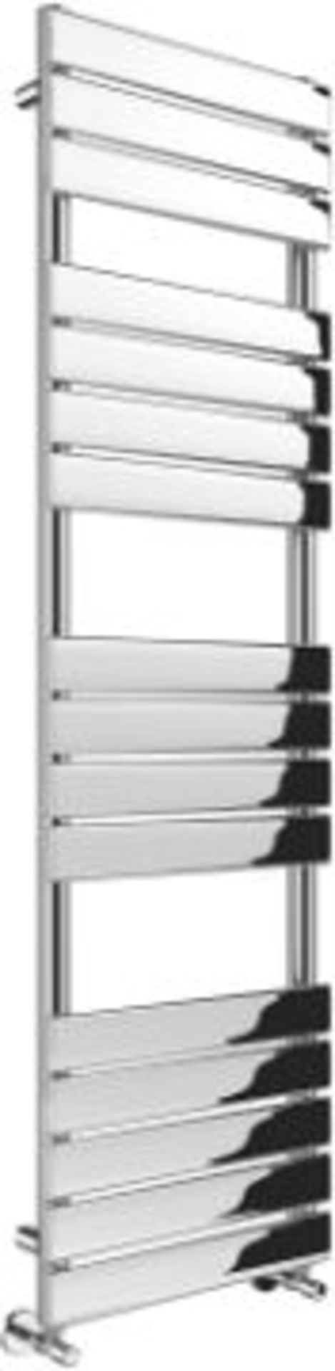 New & Boxed 1600x450mm Chrome Straight Towel Radiator Ladder Modern Bathroom. Rf1600450.Constr... - Image 2 of 2