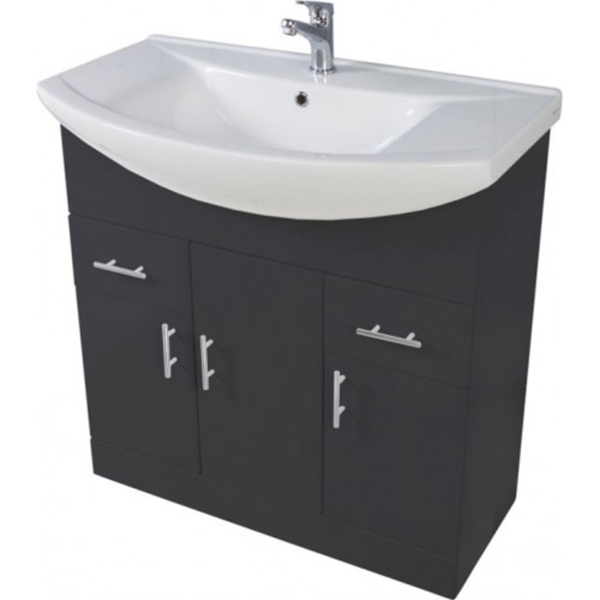 New (U110) Lanza 950mmanthracite Basin Unit. Rrp £227.51. Equipping You With Everything You N...