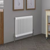New (W114) 500x812mm White Double Panel Horizontal Colosseum Traditional Radiator. RRP £466.99...