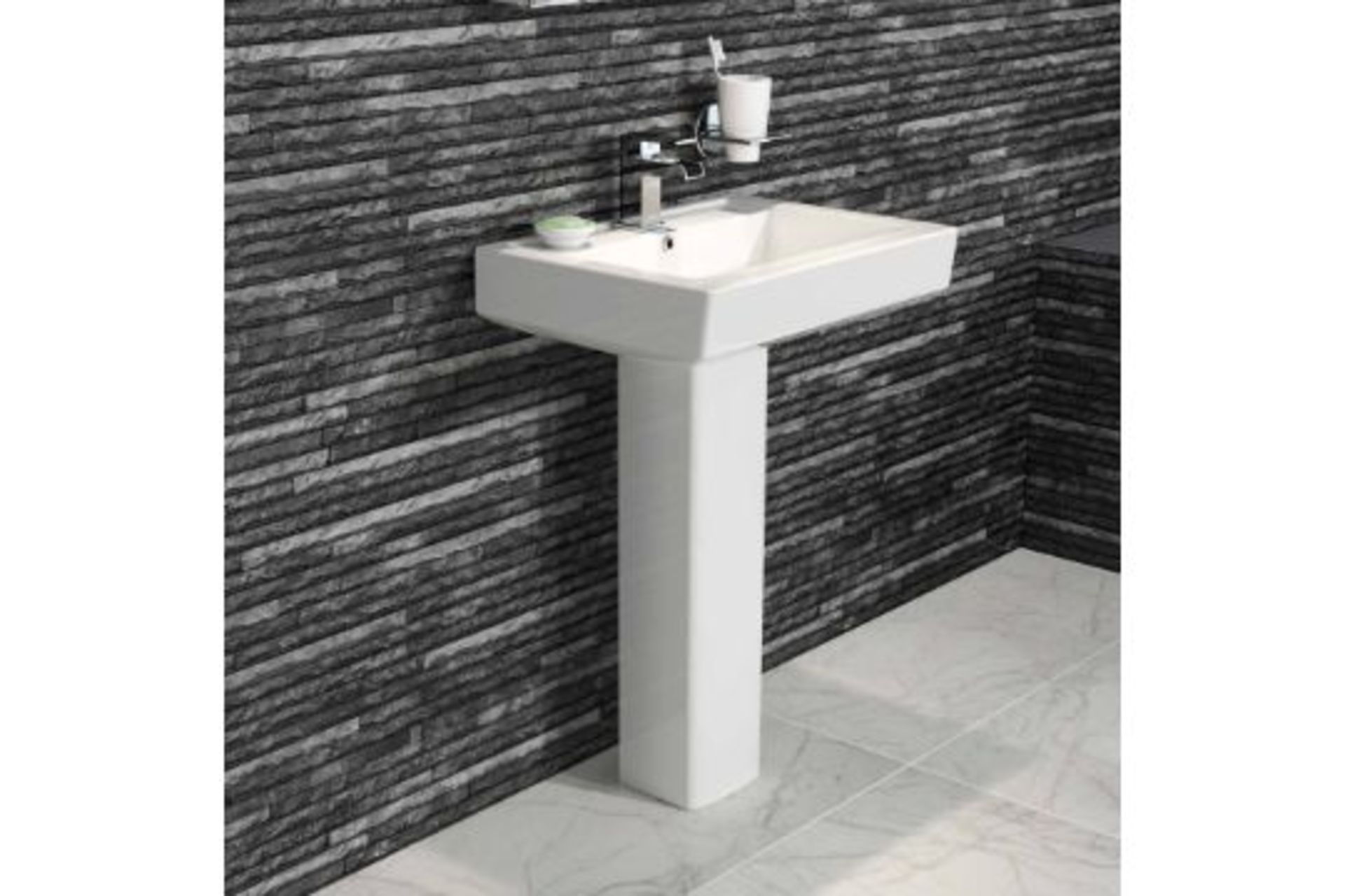 New Belfort Pedestal Basin Set RRP £379.99 Manufactured From High Quality White Vitreous China...