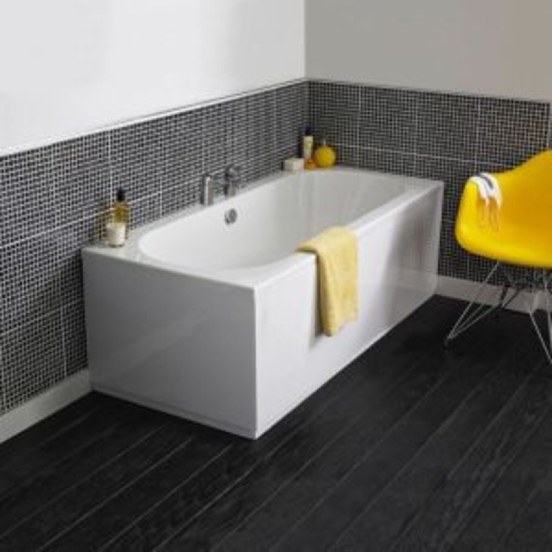 New (Y52) Cascade Supercast Double Ended 1700x700mm Bath. RRP £227.03. Cascade Supercast Doubl...