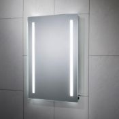 New (Y55) Sensio Gina Battery Powered Led Bathroom Mirror - 700 x 500mm. RRP £454.99. Frameles...