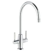 New (Y80) Abode: Harrington Chrome Tap At1228. Tap Height: 402mm Spout Reach: 230mm Spout He...