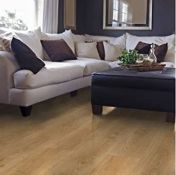 New 20m2 Milano Oak Effect Laminate Flooring, 1.25m2 Pack. This Overture Laminate Flooring Offe...