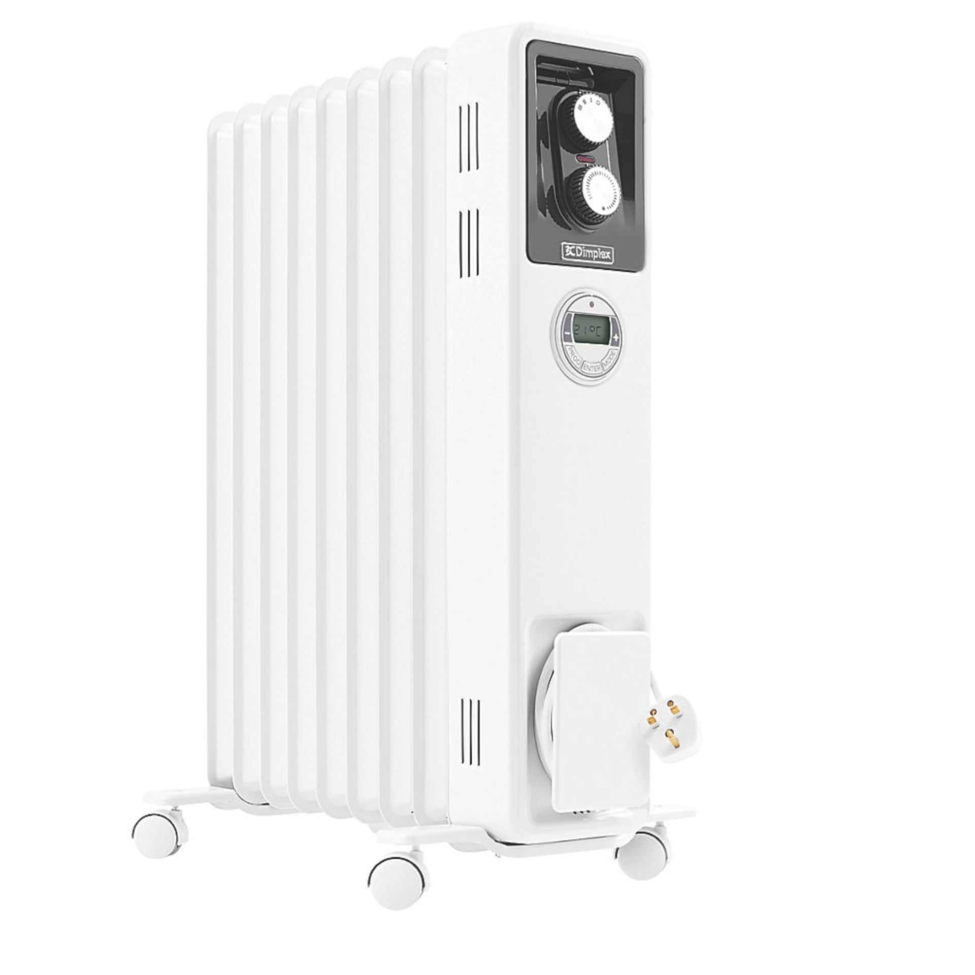 New (W154) Dimplex Ecr20Tie Freestanding Oil-Free Radiator With Timer 2000W. Oil-Free Column R... - Image 2 of 2