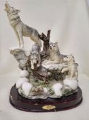 Juliana Collection Wolf Pack Sculpture