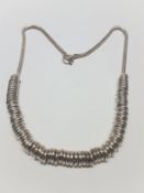 Vintage Silver Link Necklace