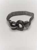 Guang Tong Black Mesh Bracelet