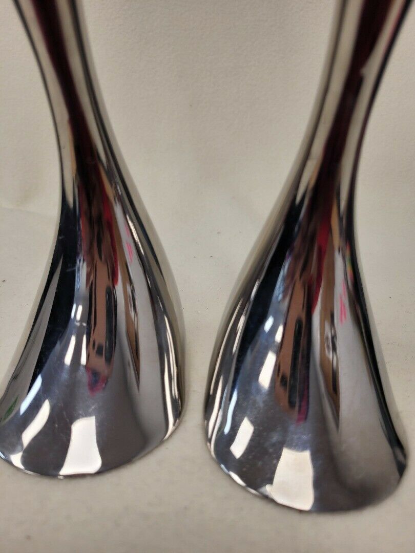 Set Of 2 Georg Jensen Cobra Candleholders - Image 5 of 6