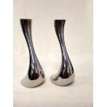 Set Of 2 Georg Jensen Cobra Candleholders