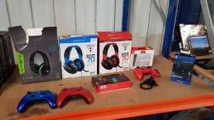 8 Items : 1 X Stealth Xbox One Gaming Headset, 1 X Turtle Beach Recon 70 PS4 Gaming Headset, 1 X