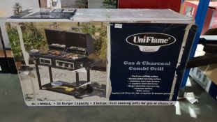 1 X Uniflame Classic Gas & Charcoal Combi Grill 1 X Uniflame Classic Gas & Charcoal Combi