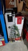 5 Items : 3 X 3ft (0.9M) Pre Lit Snowy Tree & 2 X 4ft (1.2M) Pre Lit Green Tree 5 Items : 3 X 3ft (