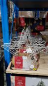 5 X Battery Operated Silver Wire Star Light 5 X Battery Operated Silver Wire Star Light----