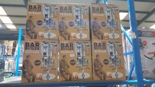 6 X 4 Bottle Optic Bar Butler Rotary Bottle Stand & Dispenser 6 X 4 Bottle Optic Bar Butler Rotary