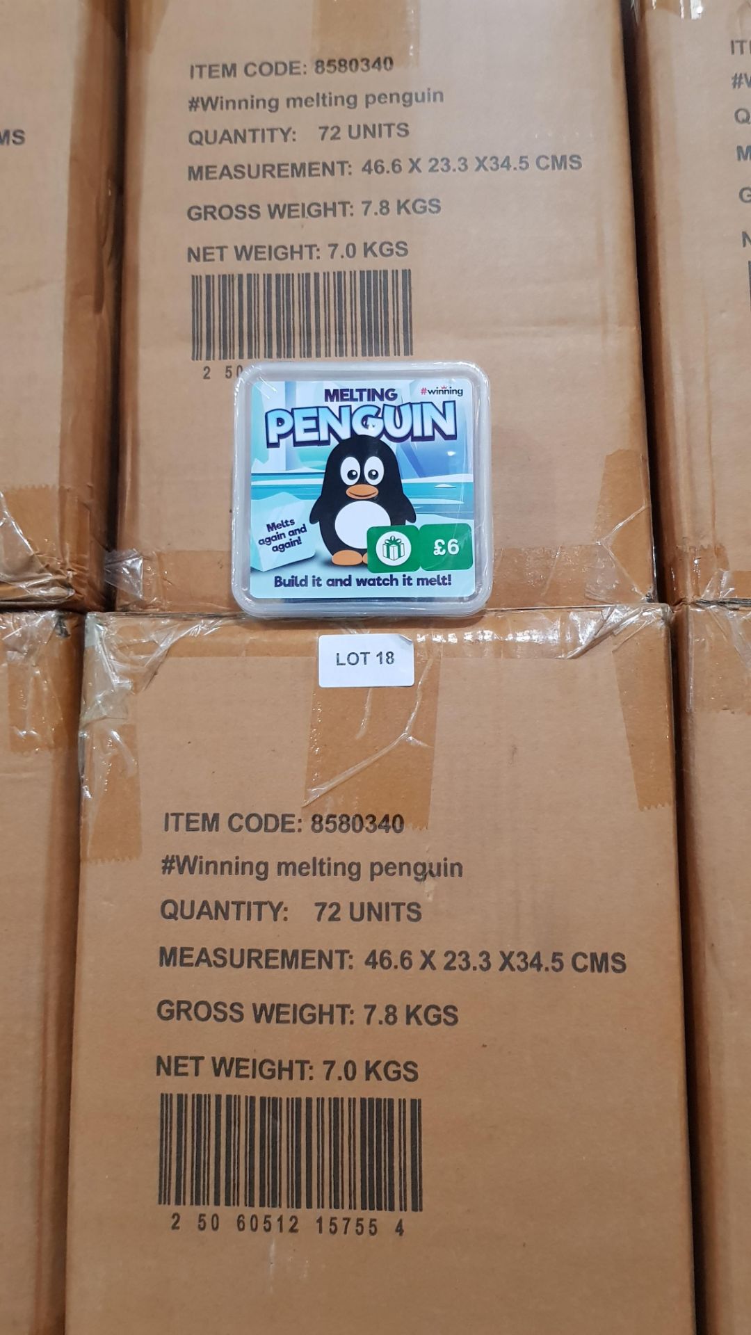 (R4C) 144 X #Winning Melting Penguin (RRP £6 Each) New / Sealed (Combined RRP £864)