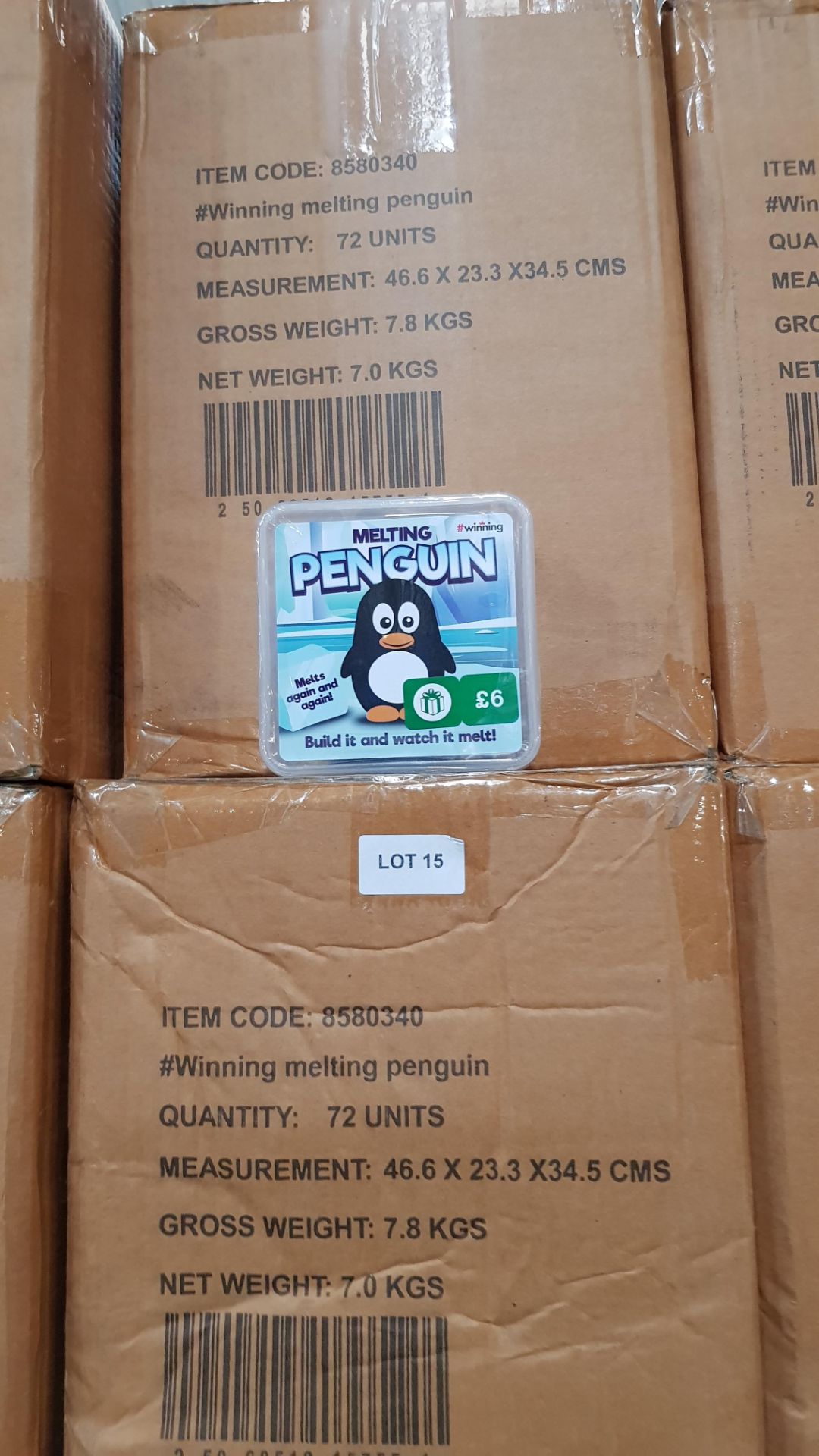 (R4C) 144 X #Winning Melting Penguin (RRP £6 Each) New / Sealed (Combined RRP £864)