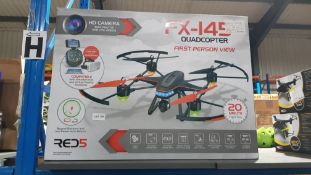 (R5G) 2 X Red5 FX-145 Quadcopter FPV
