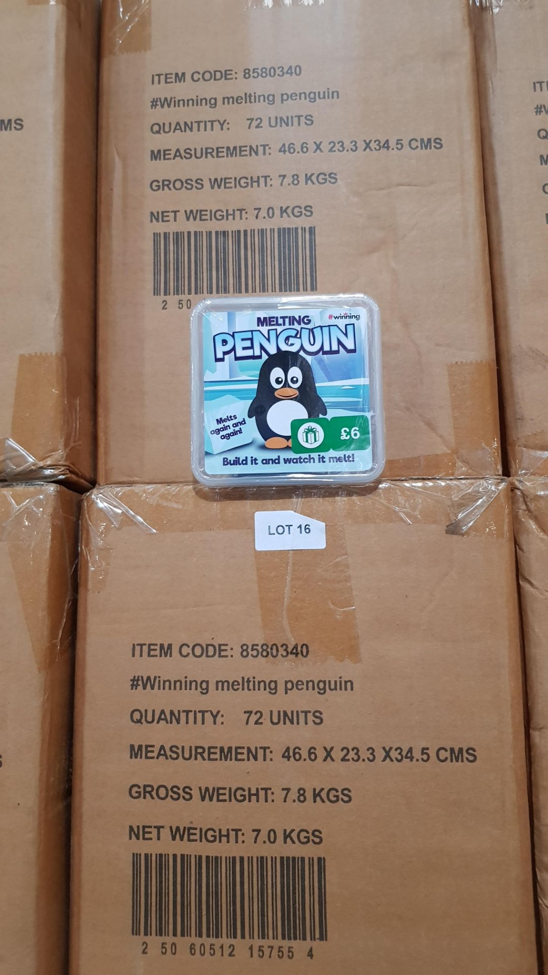 (R4C) 144 X #Winning Melting Penguin (RRP £6 Each) New / Sealed (Combined RRP £864)