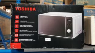 (R4K) 1 X Toshiba 800W Microwave Oven. Model MM2-AM23PF(WH)