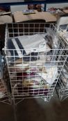(R4N) Contents Of Cage : A Quantity Of Mixed Dunelm Mill / Dorma Items To Include Pillow Case, Tabl