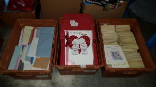 (R5A) Contents Of 3 Boxes : 1 X Quantity Of Mixed Size Envelopes, 1 X Quantity Of Mixed Style Anniv
