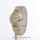 Cartier Vendome 878999 Ladies Yellow Gold Paris Mecanique Diamond Watch