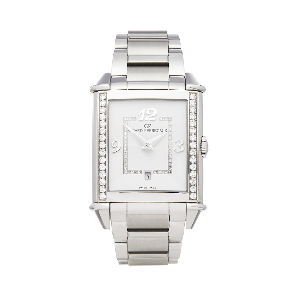 Girard Perregaux Vintage 1945 25860D11A1A111A Ladies Stainless Steel Diamond Watch - Image 8 of 8