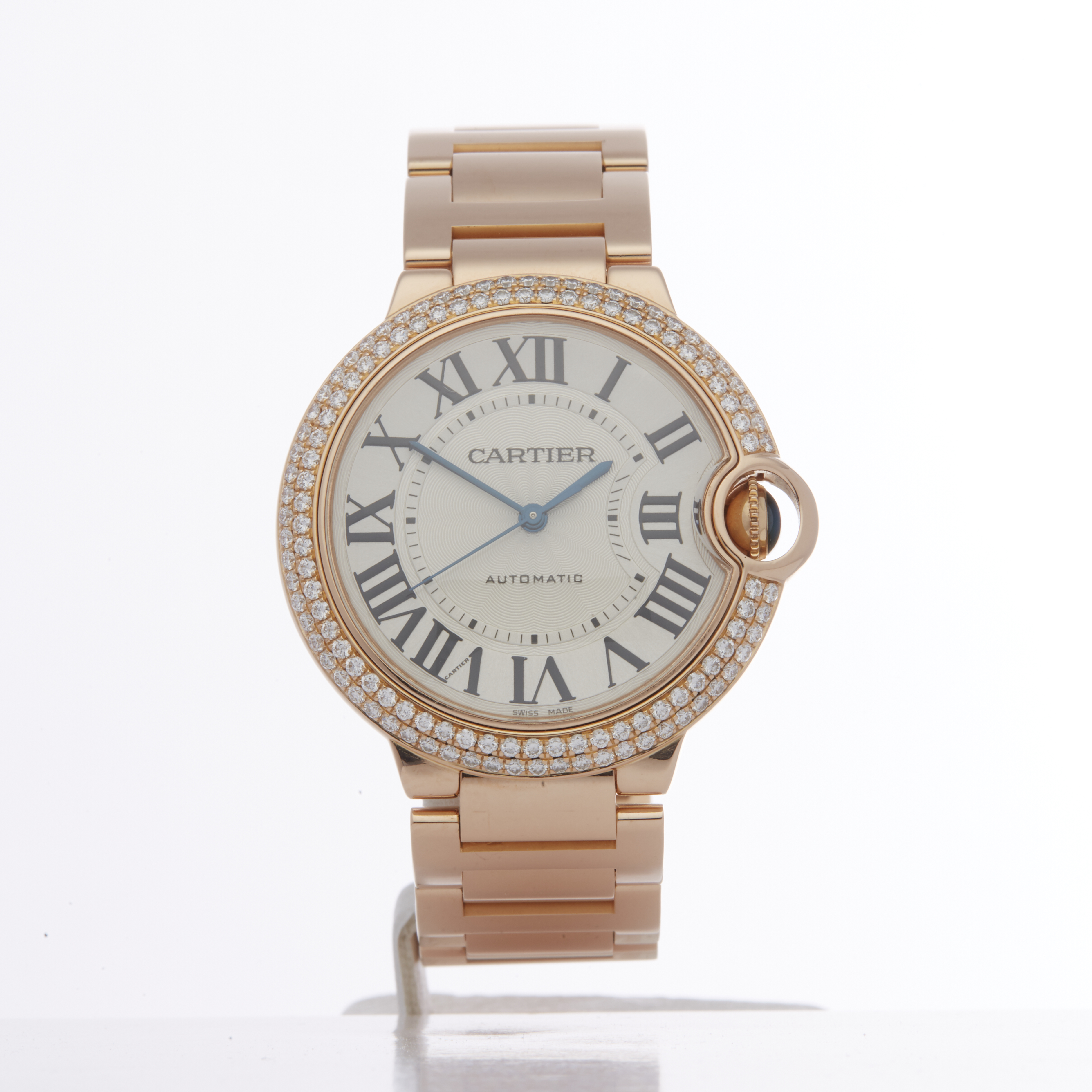 Cartier Ballon Bleu 36 WJBB0005 or 3003 Ladies Rose Gold Diamond Watch - Image 2 of 6