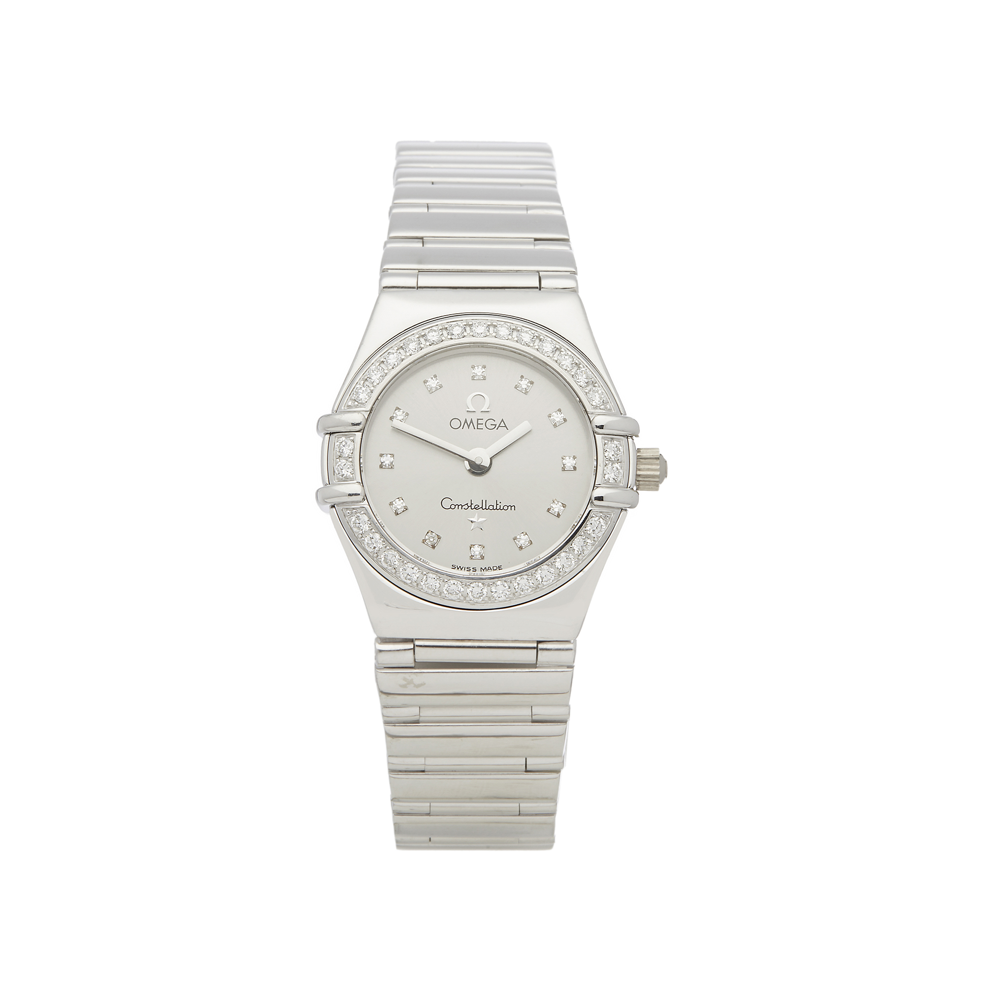 Omega Constellation 1165.36 Ladies White Gold Diamond Watch - Image 7 of 7