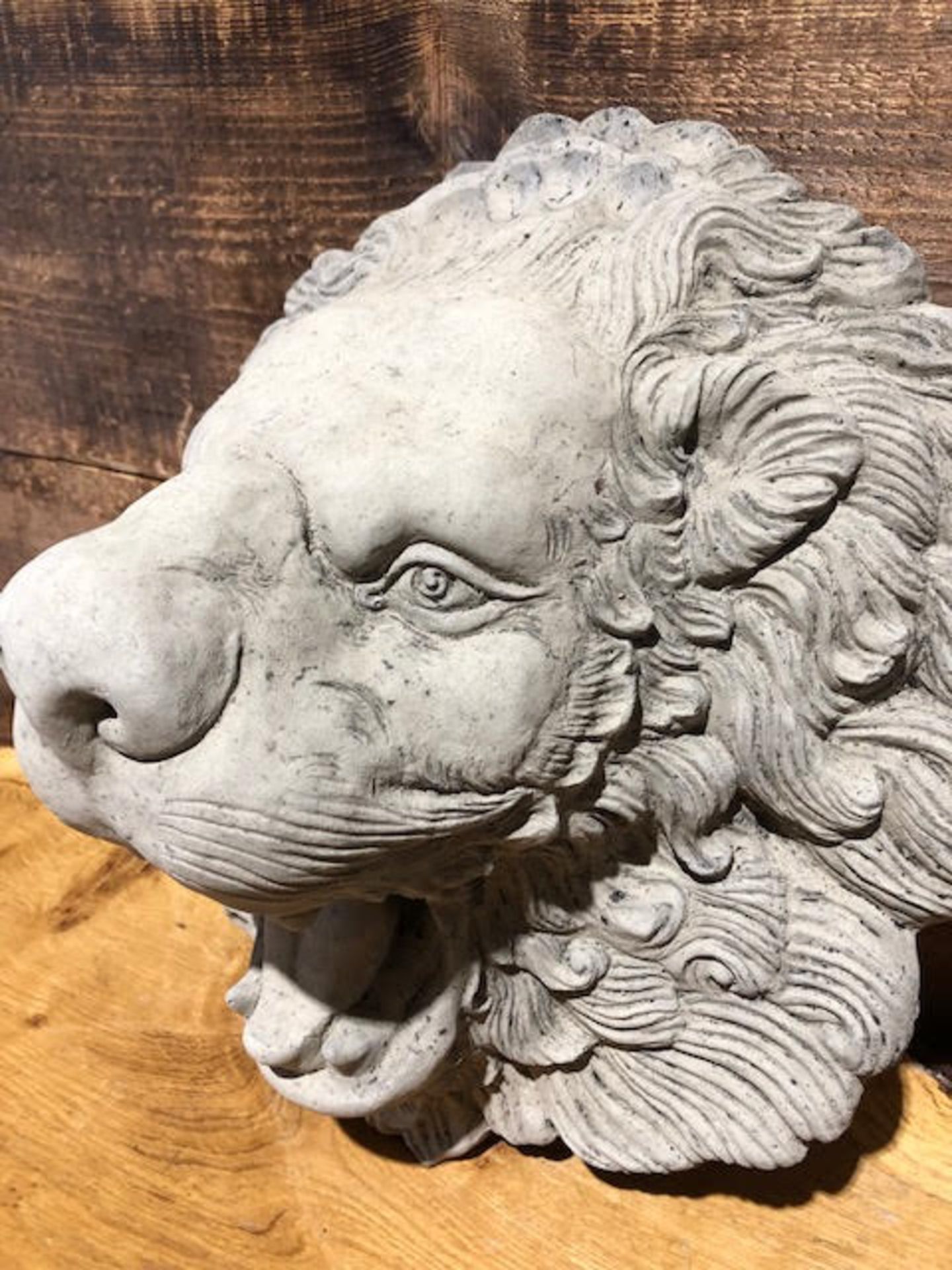 Highly Decorative Large Lion Wall Plaque - Image 2 of 2