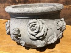 Highly Ornate Rose Planter