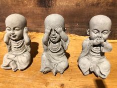 Set of 3 Hear No - See No - Speak No Evil