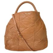 Miu Miu - Leather Hobo Shoulder Bag