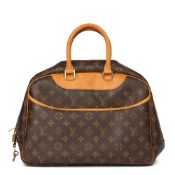 Louis Vuitton Brown Monogram Coated Canvas Vintage Deauville