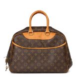 Louis Vuitton Brown Monogram Coated Canvas Vintage Deauville