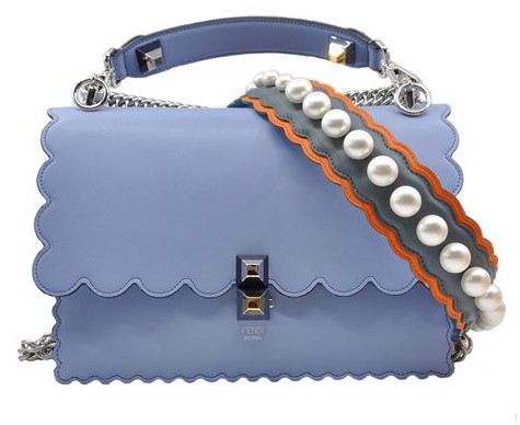 Fendi - Kan I Medium Leather Shoulder Bag - Image 6 of 8