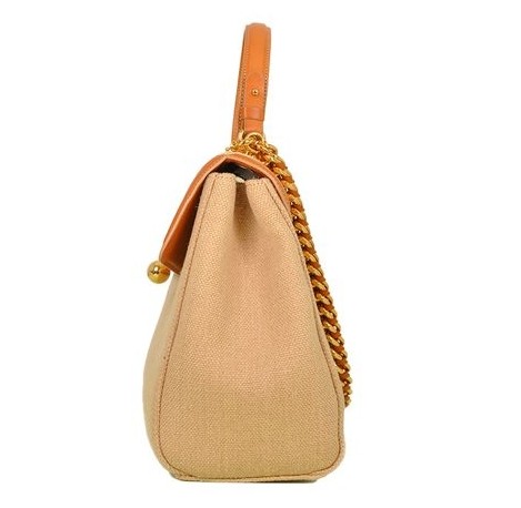 Ermanno Scervino - Straw Knitted Leather Hand Bag - Image 5 of 6