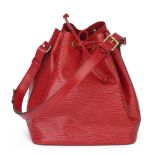Louis Vuitton Red Epi Leather Vintage Petit NoŽ