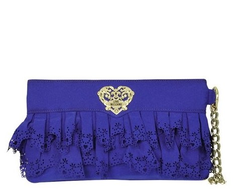 Moschino - Laser Cut Neoprene Clutch