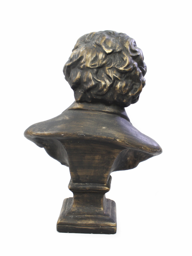 Bronze Effect 2ft Bust of Beethoven - Image 3 of 5