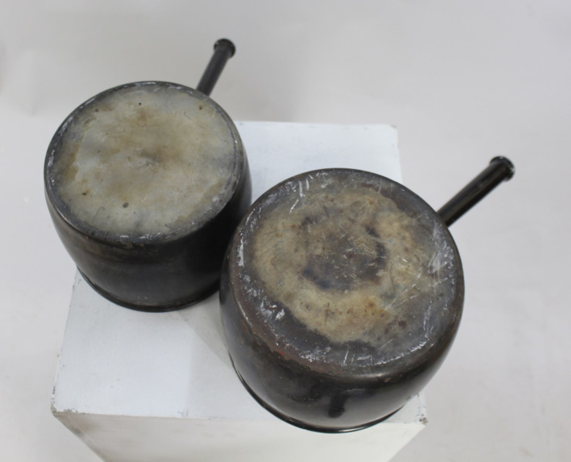 Pair of Antique Cast Saucepans - Image 5 of 5