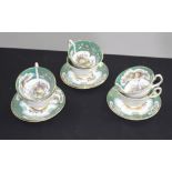Set of 6 Duchess Chatsworth Tea Cups & Saucers