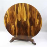 Fine William IV Sabina Wood Centre Table c.1830