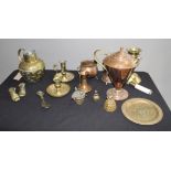 Collection of Antique & Vintage Copper & Brass