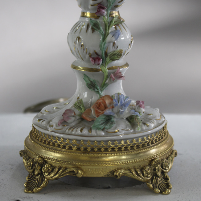 Italian Porcelain Table Lamp - Image 4 of 5