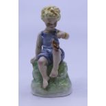 Royal Worcester Doughty Figurine Teatime