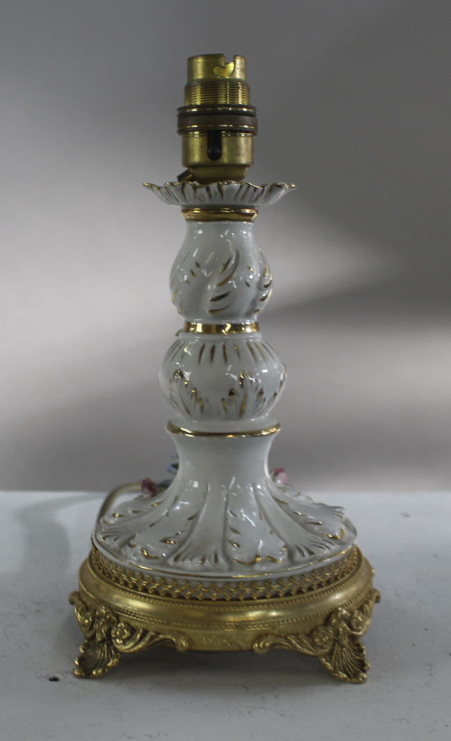 Italian Porcelain Table Lamp - Image 2 of 5