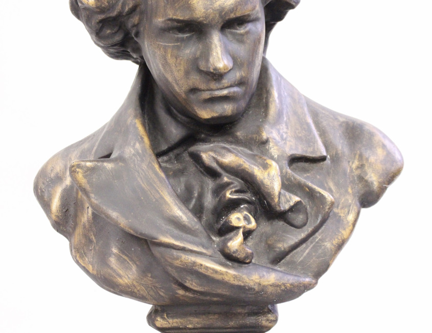 Bronze Effect 2ft Bust of Beethoven - Image 5 of 5