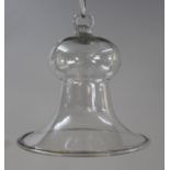 Victorian English Glass Smoke Bell